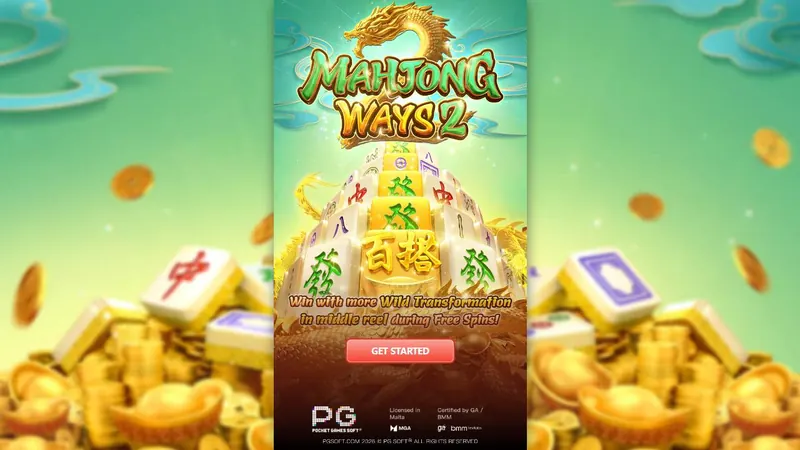 Mahjong Ways 2 slot by PG Soft – game screen Mahjong Ways 2 slot by PG Soft – game screen